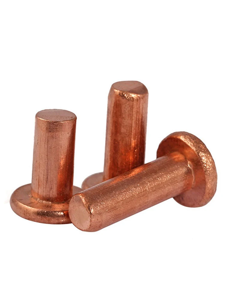 Percussion type GB109 flat head copper rivets copper nails solid rivets flat cap M1.5M2M2.5M3M4M5M6M8
Percussion type GB109 flat head copper rivets copper nails solid rivets flat cap M1.5M2M2.5M3M4M5M6M8