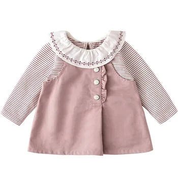 Baby Girls Clothes Set Toddler Autumn Kids Baby Girls Clothes Striped Tops+Strap Dress Outfits Girl Clothes Set 0-5Y
Baby Girls Clothes Set Toddler Autumn Kids Baby Girls Clothes Striped Tops+Strap Dress Outfits Girl Clothes Set 0-5Y