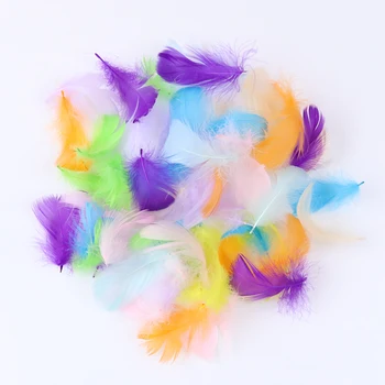 Natural Goose Feathers Small Floating Dyed Colorful Swan Feather Plume 5-8cm for Craft Wedding Jewelry Home Decoration 100pcs
Natural Goose Feathers Small Floating Dyed Colorful Swan Feather Plume 5-8cm for Craft Wedding Jewelry Home Decoration 100pcs