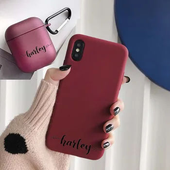 Name Logo Picture Phone Case for iPhone 11 Pro Max Xs XR X 6 6s7 8 Plus Case match with airpods 2 &1 pro case with Keychain
Name Logo Picture Phone Case for iPhone 11 Pro Max Xs XR X 6 6s7 8 Plus Case match with airpods 2 &1 pro case with Keychain