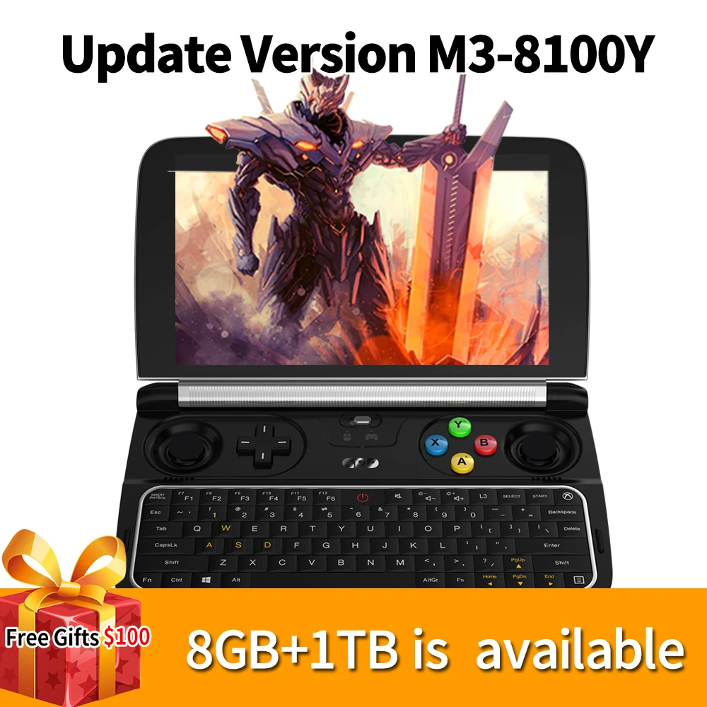 New Original GPD WIN 2 Handheld Mini Game Console Gameplayer Laptop Notebook 6" CPU M3-8100y Windows 10 Bluetooth 4.1 8GB/256GB
New Original GPD WIN 2 Handheld Mini Game Console Gameplayer Laptop Notebook 6" CPU M3-8100y Windows 10 Bluetooth 4.1 8GB/256GB