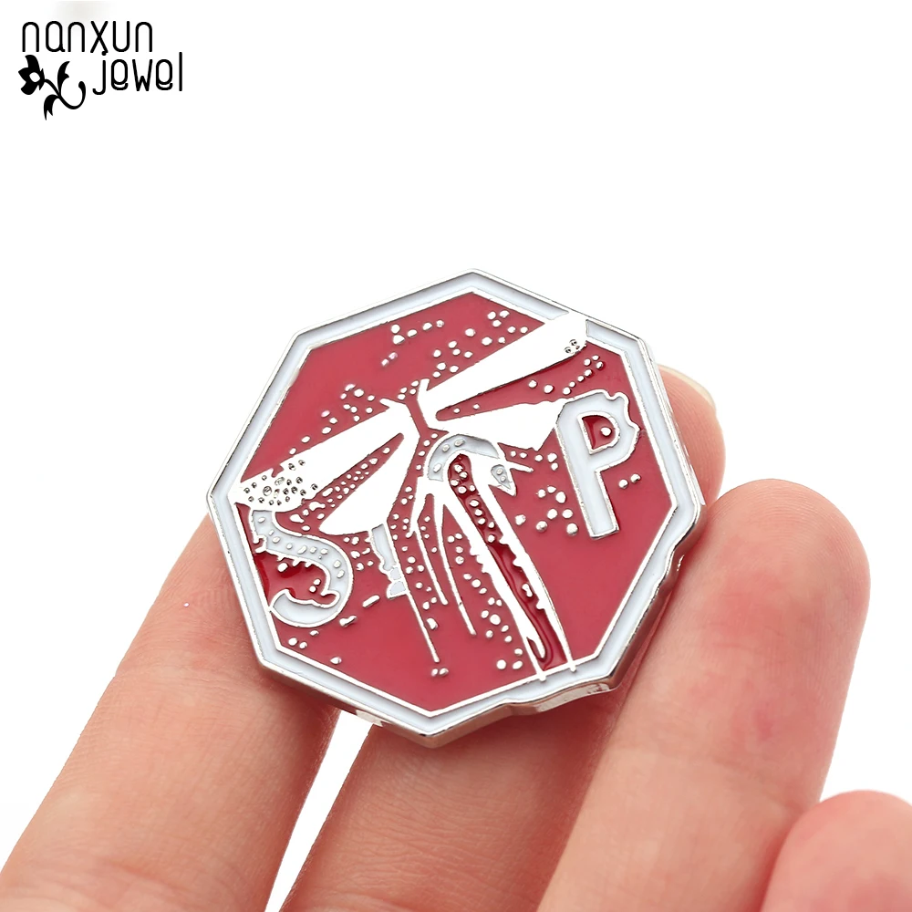 Game The Last of Us Part II Brooch Firefly Logo Badges Red Enamel Metal Brooches Pin Cosplay Accessories Gifts Souvenir Pins 
Game The Last of Us Part II Brooch Firefly Logo Badges Red Enamel Metal Brooches Pin Cosplay Accessories Gifts Souvenir Pins