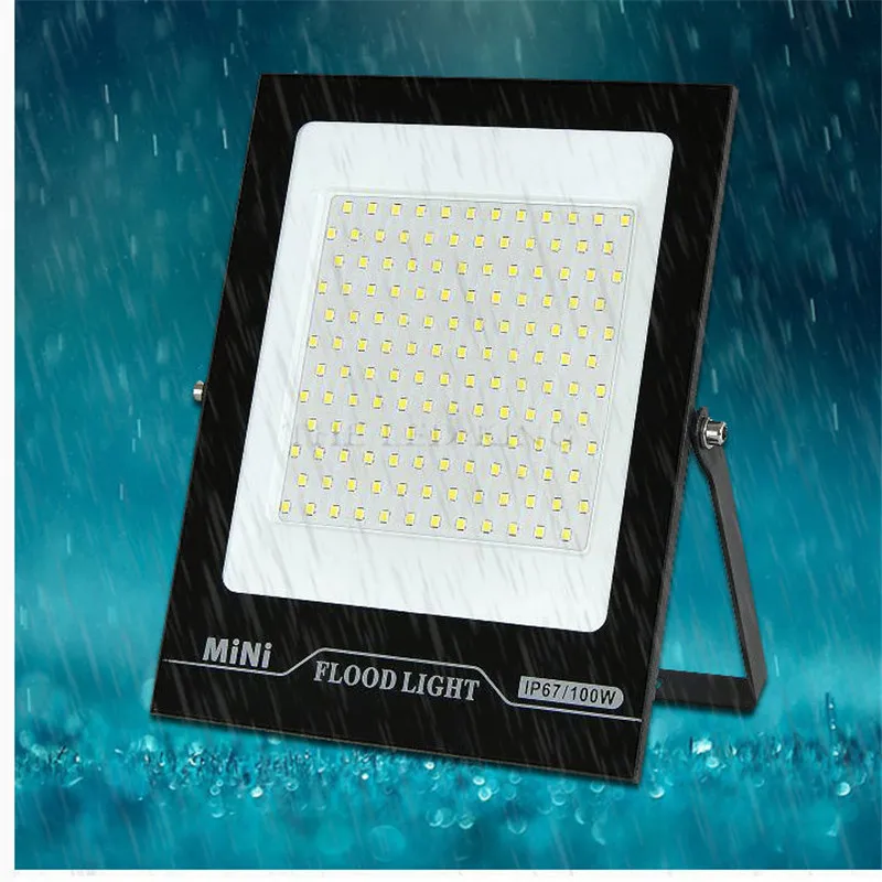 

LED Flood Light IP66 Waterproof 220V 10W 20W 30W 50W 100W 150W Outdoor Garden Projector Lighting Spotlight Wall Floodlights