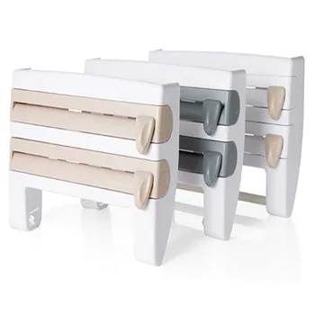 Multifunctionele Wandmontage Keuken Vershoudfolie Saus Fles Magazijnstelling Papieren Handdoek Houder
Multifunctionele Wandmontage Keuken Vershoudfolie Saus Fles Magazijnstelling Papieren Handdoek Houder