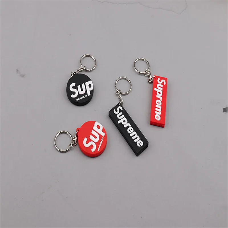 High quality sup tide brand red black double keychain Key ring PVC soft pendant V83
High quality sup tide brand red black double keychain Key ring PVC soft pendant V83