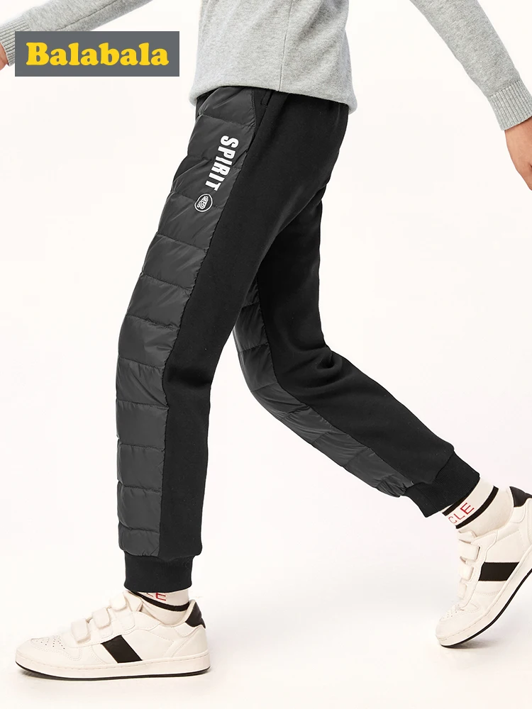 Balabala Children trousers boy 2019 autumn and winter big children's trousers plus velvet warm fashion down pants
Balabala Children trousers boy 2019 autumn and winter big children's trousers plus velvet warm fashion down pants