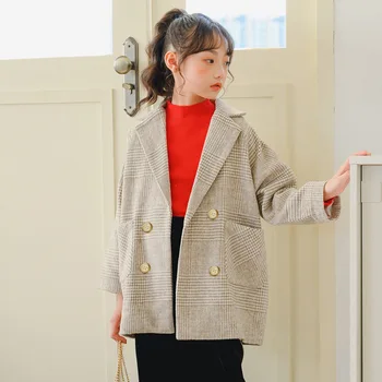 Woolen Plaid Coats Baby Big Girls Long Sleeve Trench Coat For Kids Outerwear Jackets Children Winter 2020 Outerwear Tops Clothes
Woolen Plaid Coats Baby Big Girls Long Sleeve Trench Coat For Kids Outerwear Jackets Children Winter 2020 Outerwear Tops Clothes