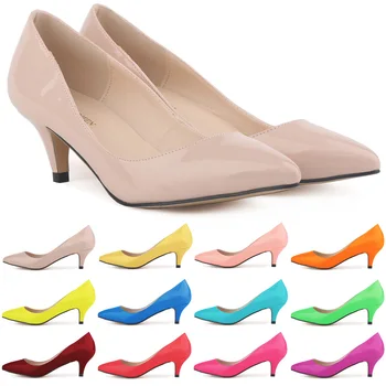 pointed mid-heeled heel 6cm shallow women's single shoes women's shoes patent leather
pointed mid-heeled heel 6cm shallow women's single shoes women's shoes patent leather
