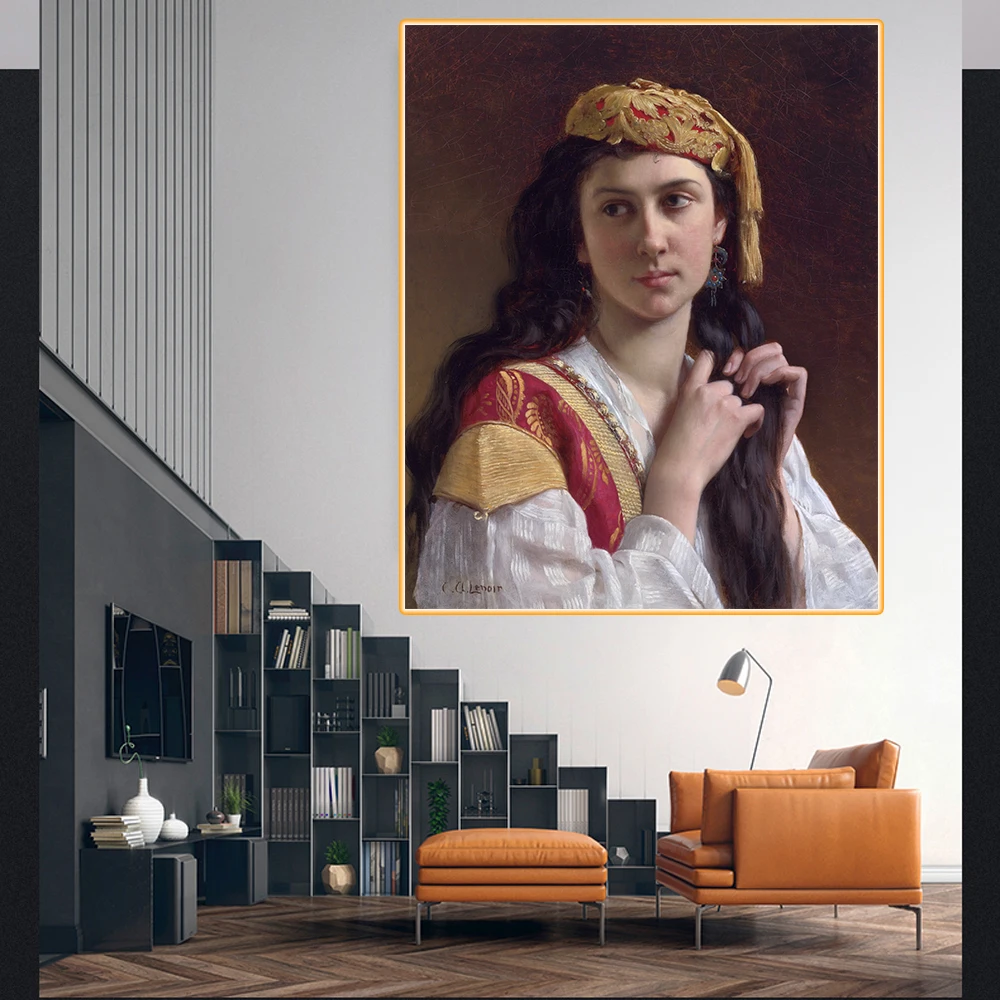 Citon Amable Lenoir《Greek girl》Canvas Oil Painting World Famous Artwork Poster Picture Modern Wall Art Decor Home Decoration
Citon Amable Lenoir《Greek girl》Canvas Oil Painting World Famous Artwork Poster Picture Modern Wall Art Decor Home Decoration