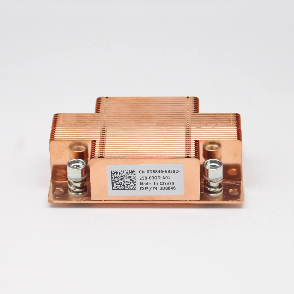 0D8846 CN-0D8846 CPU Cooler for Dell Poweredge M620 Blade Server Copper Heatsink
0D8846 CN-0D8846 CPU Cooler for Dell Poweredge M620 Blade Server Copper Heatsink