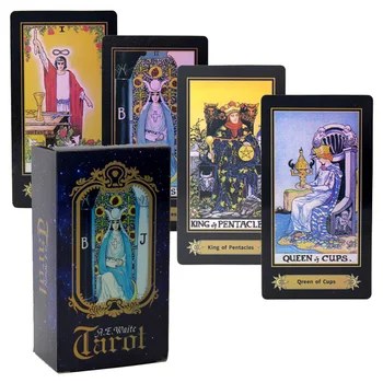 Holographic Tarot Cards Board Game 78 PCS Shine Cards Full English Edition for Astrologer English rules tarot cards original
Holographic Tarot Cards Board Game 78 PCS Shine Cards Full English Edition for Astrologer English rules tarot cards original