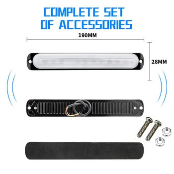 White Urgent Signal Light kit 36W Car Truck Motorcycle 10PCS Super High Brightness
White Urgent Signal Light kit 36W Car Truck Motorcycle 10PCS Super High Brightness