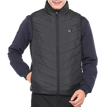 Men Outdoor USB Heating Electrical Vest Heated Jacket Cold-Proof Heating Clothes Washable Adjustment Black Winter Middle-aged
Men Outdoor USB Heating Electrical Vest Heated Jacket Cold-Proof Heating Clothes Washable Adjustment Black Winter Middle-aged