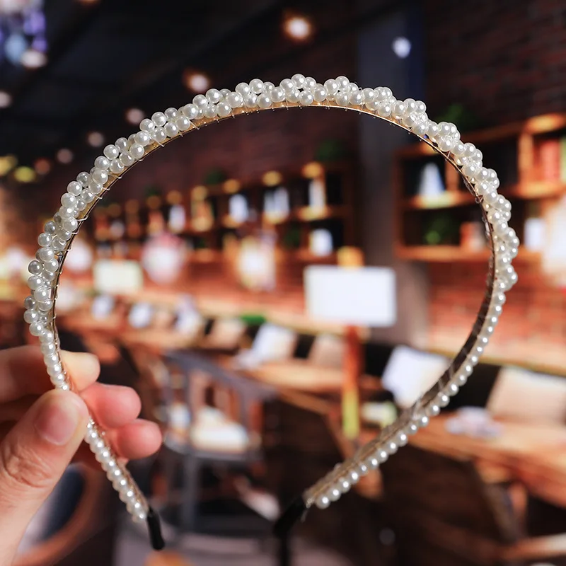 1Pc Fashion Pearl Hairband Cat Ear Headband Elegant Hair Accessories Women Headwear 1Pc Fashion Pearl Hairband Cat Ear Headband Elegant Hair Accessories Women Headwear
