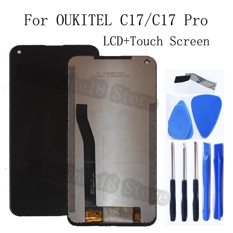 Original DISPLAY For OUKITEL C17 Pro LCD Display Touch Screen Digitizer Assembly For OUKITEL C17PRO LCD replacement Repair kit
Original DISPLAY For OUKITEL C17 Pro LCD Display Touch Screen Digitizer Assembly For OUKITEL C17PRO LCD replacement Repair kit
