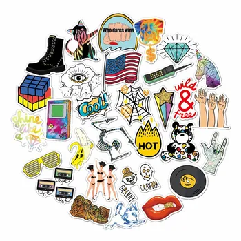 30PCS Cute Trendy American Style Stickers Cool Aesthetics Stickers PC Portable Decal For Laptop HydroFlasks Ipad Car Luggage
30PCS Cute Trendy American Style Stickers Cool Aesthetics Stickers PC Portable Decal For Laptop HydroFlasks Ipad Car Luggage