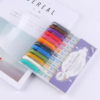 8/12 Color Metal Marker Pen Non-toxic Permanent Marker Supplies Car Office DIY School Tyre Marker Stationery Pen Art F4Q3
8/12 Color Metal Marker Pen Non-toxic Permanent Marker Supplies Car Office DIY School Tyre Marker Stationery Pen Art F4Q3