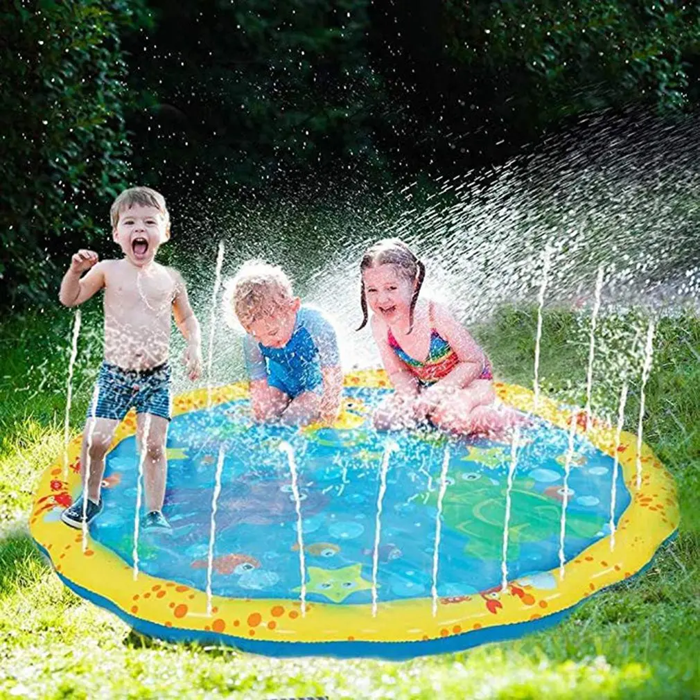 Circle Children Baby Play Water Mat Games Beach Pad Lawn Inflatable Spray Water Cushion Toys Outdoor Tub Swiming Pool
Circle Children Baby Play Water Mat Games Beach Pad Lawn Inflatable Spray Water Cushion Toys Outdoor Tub Swiming Pool