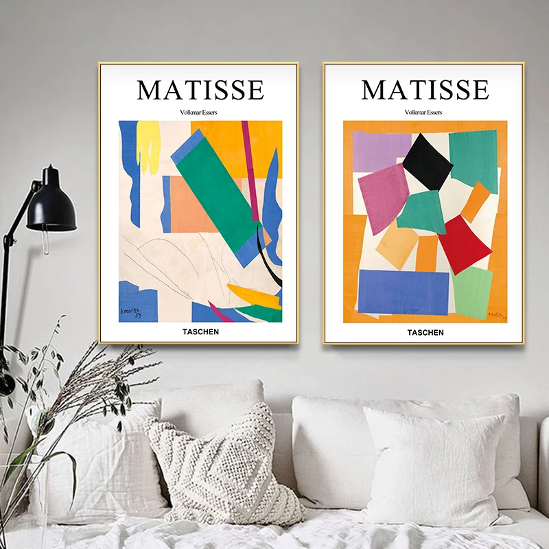 Картина на холсте Matisse Vogue абстрактные геометрические цветные постеры и принты