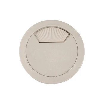 Computer Table 6cm Dia Plastic Light Gray Grommet Cable Hole Cover
Computer Table 6cm Dia Plastic Light Gray Grommet Cable Hole Cover