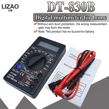 WAVGAT DT-830B Digital Voltmeter Ohmmeter Ammeter Multimeter Handheld Tester DT830B AC DC 750/1000V Amp Volt Ohm home tester
WAVGAT DT-830B Digital Voltmeter Ohmmeter Ammeter Multimeter Handheld Tester DT830B AC DC 750/1000V Amp Volt Ohm home tester