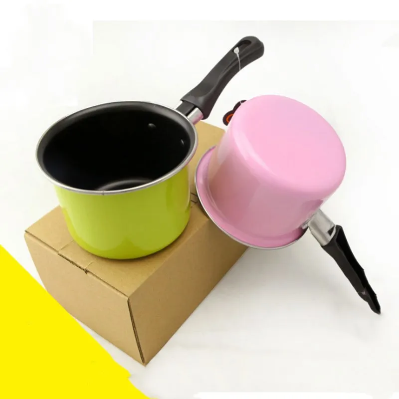Mini Colorful Milk Pot Non-stick Pot Practical Small And Convenient Soup Pot Seafood Hot Pan Soup Pan Kitchen Supplies
Mini Colorful Milk Pot Non-stick Pot Practical Small And Convenient Soup Pot Seafood Hot Pan Soup Pan Kitchen Supplies