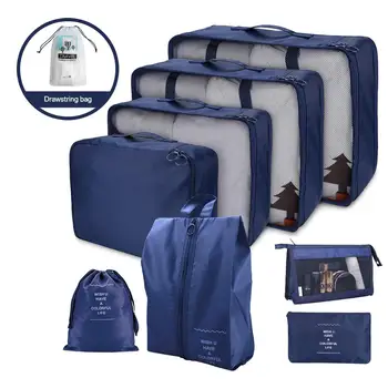 6/7/8 PCS Travel Storage Bag Set for Clothes Tidy Organizer Wardrobe Suitcase Pouch Travel Organizer Case Shoes Packing Cube Bag
6/7/8 PCS Travel Storage Bag Set for Clothes Tidy Organizer Wardrobe Suitcase Pouch Travel Organizer Case Shoes Packing Cube Bag