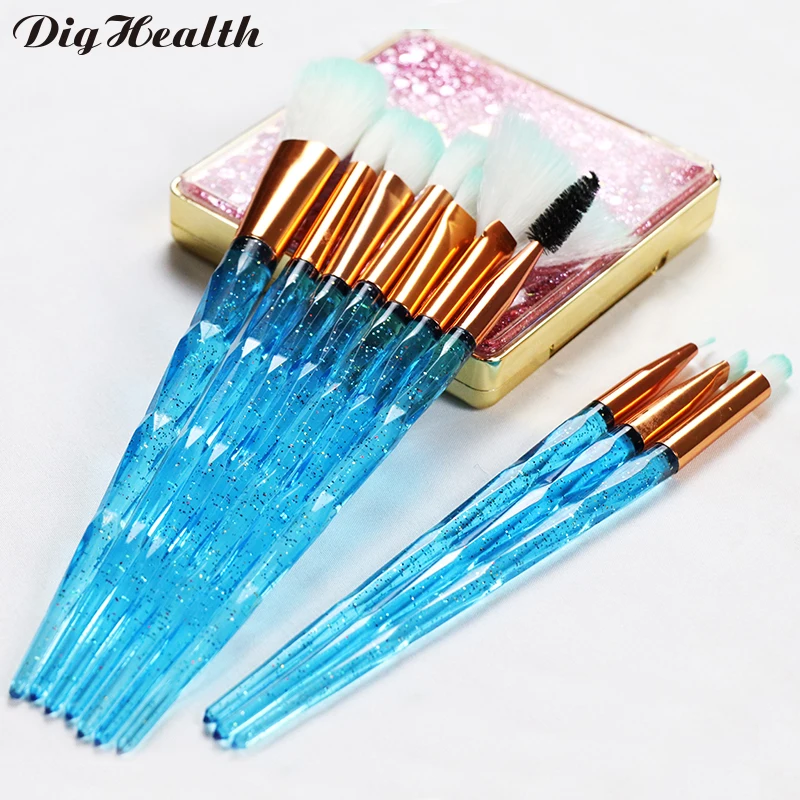 Dighealth Makeup Brushes Set Diamond Powder Eye Shadow Foundation Concealer Blush Lip Cosmetics Make Up Beauty Crystal Brush
Dighealth Makeup Brushes Set Diamond Powder Eye Shadow Foundation Concealer Blush Lip Cosmetics Make Up Beauty Crystal Brush