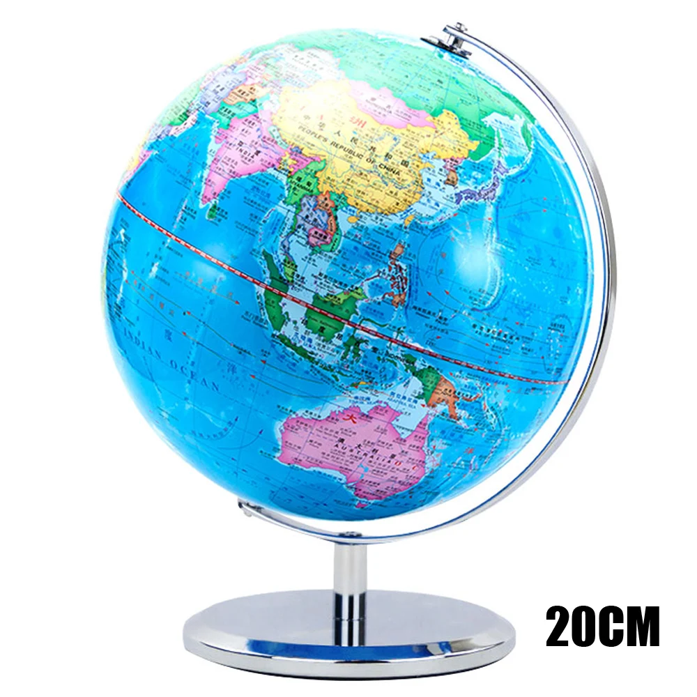 1PCS 20cm World Earth Globe Map Rewritable Swivel Stand Geography Educational Enhance knowledge of Geography Kids Gift Office
1PCS 20cm World Earth Globe Map Rewritable Swivel Stand Geography Educational Enhance knowledge of Geography Kids Gift Office