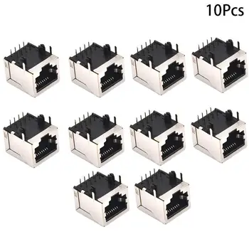 10pcs / set RJ45 8Pin 8P 8C Female Plug Ethernet Network Connectors PCB Mount RJ45 8P8C Single Network Port
10pcs / set RJ45 8Pin 8P 8C Female Plug Ethernet Network Connectors PCB Mount RJ45 8P8C Single Network Port