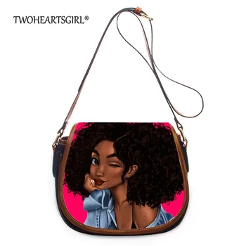 Twoheartsgirl Black Art African Girls Printing Women Crossbody Bags Female Shoulder Messenger Bag Ladies PU Leather Handbags
Twoheartsgirl Black Art African Girls Printing Women Crossbody Bags Female Shoulder Messenger Bag Ladies PU Leather Handbags