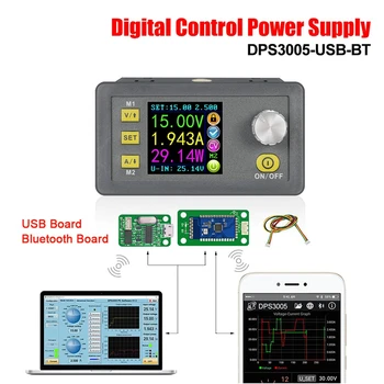 DPS3005 DC-DC Constant Voltage Current Step Down Power Supply Module USB/Bluetooth Communication Board Buck Voltage Converter
DPS3005 DC-DC Constant Voltage Current Step Down Power Supply Module USB/Bluetooth Communication Board Buck Voltage Converter