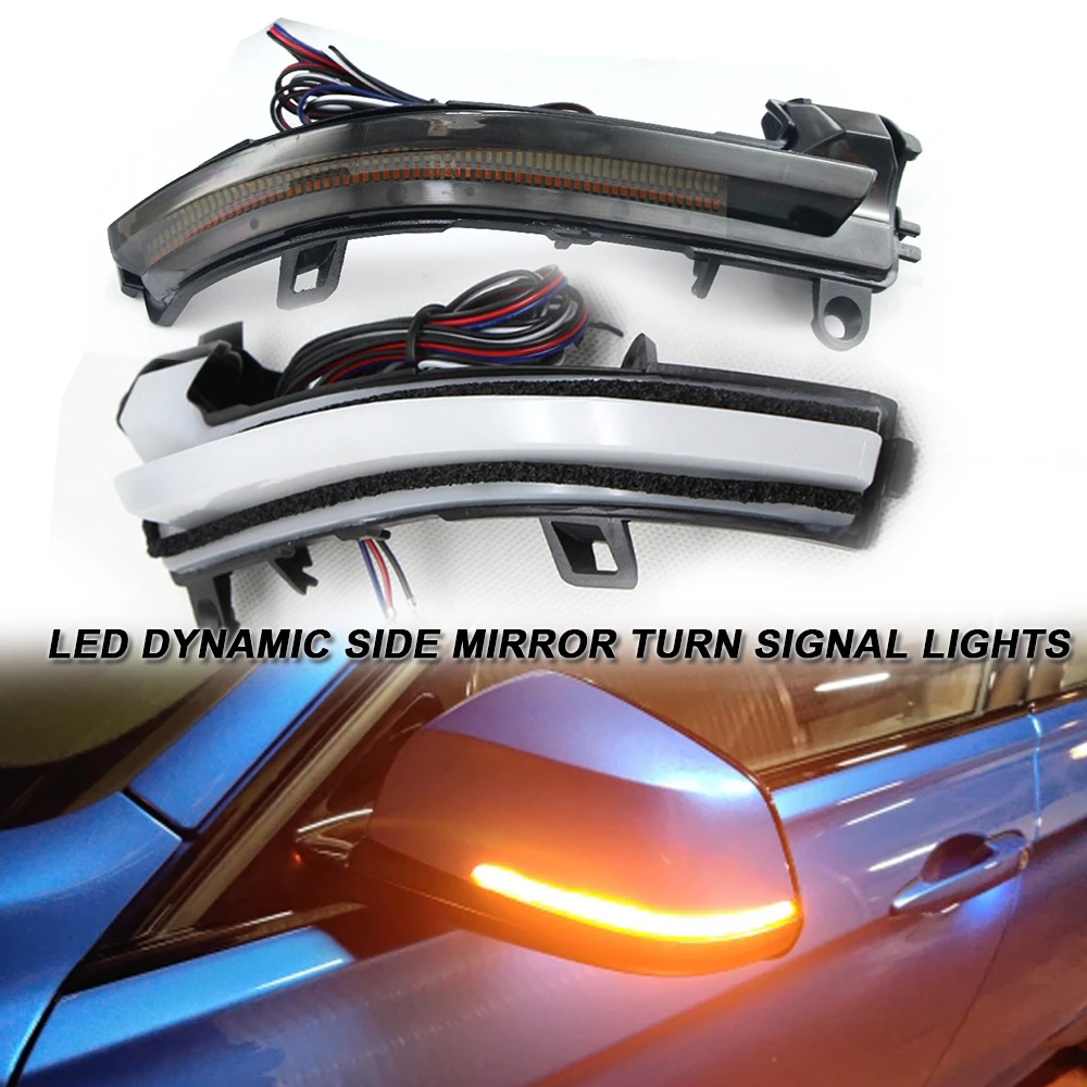 Sequential blinker LED Turn Signal dynamic mirror indicator lights for BMW F20 F21 F22 F23 F30 F31 F34 F32 F33 F36 X1 E84 i3
Sequential blinker LED Turn Signal dynamic mirror indicator lights for BMW F20 F21 F22 F23 F30 F31 F34 F32 F33 F36 X1 E84 i3