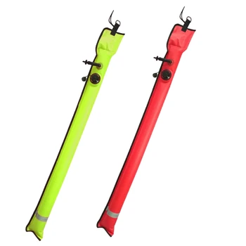 2 Pcs 1M Scuba Diving Inflatable Smb Surface Signal Marker Buoy Visibility Float Signal Tube Sausage-Yellow & Red
2 Pcs 1M Scuba Diving Inflatable Smb Surface Signal Marker Buoy Visibility Float Signal Tube Sausage-Yellow & Red