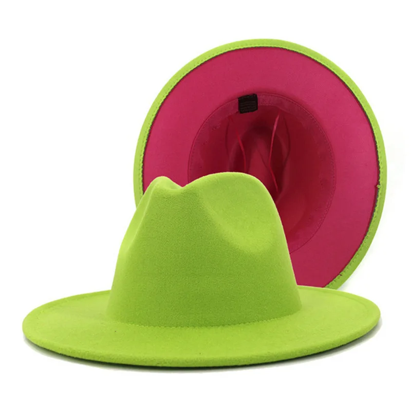 winter women hats solid different color inside wide brim fedora hats two color pink black winter autumn panama men women hats
winter women hats solid different color inside wide brim fedora hats two color pink black winter autumn panama men women hats