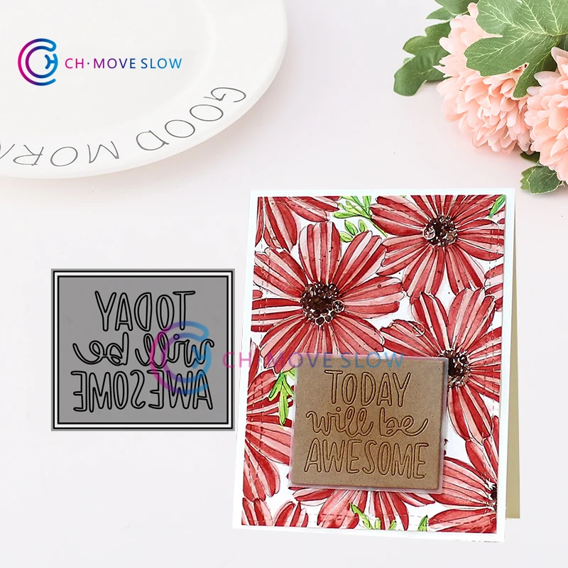 CH New Arrival Today will be Awesome Stitched Metal Cutting Die DIY Scrapbooking Craft Embossing Making Stencil Template
CH New Arrival Today will be Awesome Stitched Metal Cutting Die DIY Scrapbooking Craft Embossing Making Stencil Template
