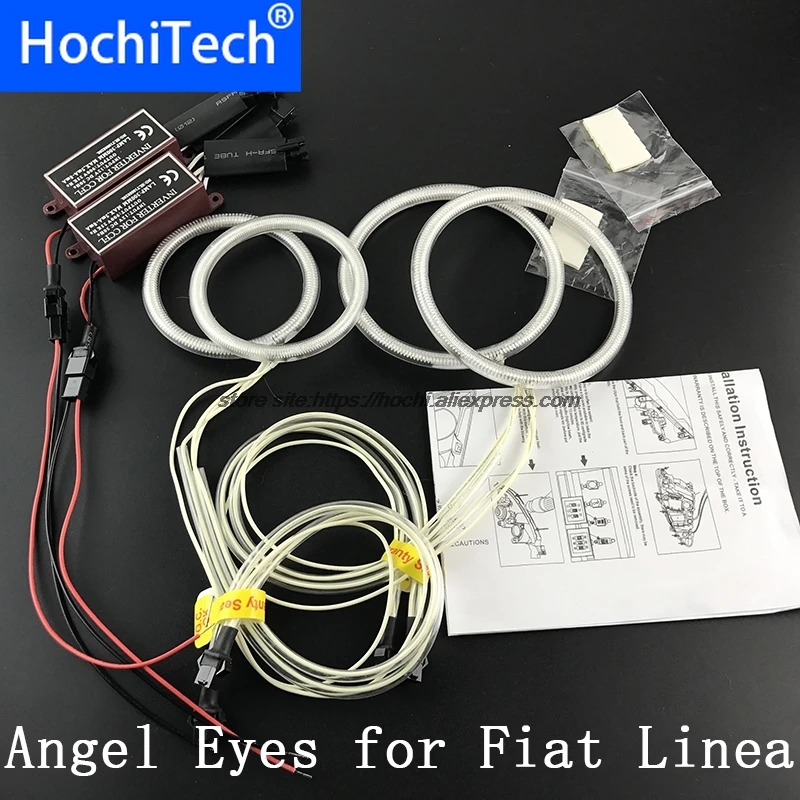 HochiTech Excellent CCFL Angel Eyes Kit Ultra bright headlight illumination for Fiat Linea 2007 2008 2009 2010 2011 2012 - 2015
HochiTech Excellent CCFL Angel Eyes Kit Ultra bright headlight illumination for Fiat Linea 2007 2008 2009 2010 2011 2012 - 2015