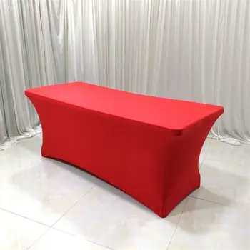 4ft 6ft 8ft Rectangular Solid Tableclothes Stretch Spandex Elasticity Tight Table Cover Tradeshows Table Cloth Home Decoration
4ft 6ft 8ft Rectangular Solid Tableclothes Stretch Spandex Elasticity Tight Table Cover Tradeshows Table Cloth Home Decoration