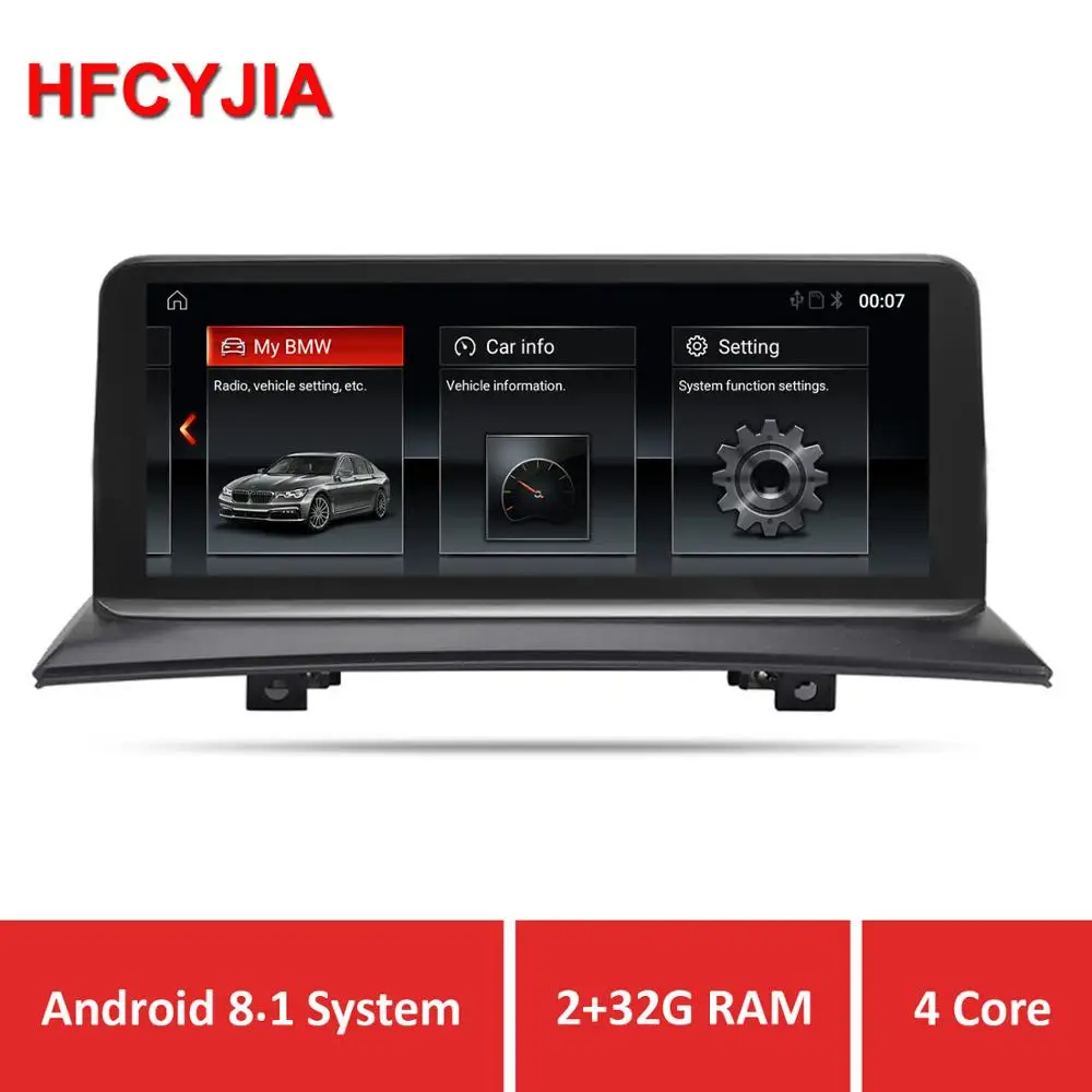 HFCYJIA IPS Touch Screen Car GPS Navi Player For BMW X3 E83 2003-2009 Android 8.1 System 2+32G RAM WIFI BT AUX Google Phone Link
HFCYJIA IPS Touch Screen Car GPS Navi Player For BMW X3 E83 2003-2009 Android 8.1 System 2+32G RAM WIFI BT AUX Google Phone Link