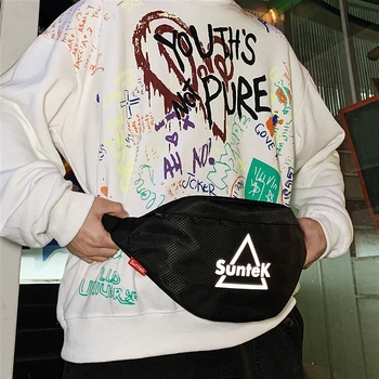 Fashion Brand Chest Bag hot's Reflective Personalized Shoulder Bag women's Sports hot's Waist Bag Hip Hop Street Bag
Fashion Brand Chest Bag hot's Reflective Personalized Shoulder Bag women's Sports hot's Waist Bag Hip Hop Street Bag