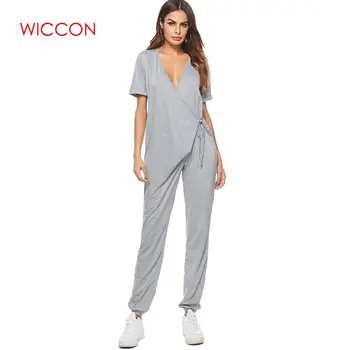 2019 Women Sexy Solid Loose Short Sleeve Playsuits Summer Ruffles Casual One Shoulder Jumpsuits
2019 Women Sexy Solid Loose Short Sleeve Playsuits Summer Ruffles Casual One Shoulder Jumpsuits