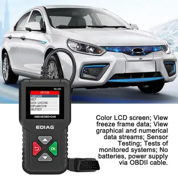 YA101 OBD2 Scanner Automotive OBD Code Reader OBD2 Engine Check Diagnostic Scanner Live Data Tool Car Fault Wholesale H6R3
YA101 OBD2 Scanner Automotive OBD Code Reader OBD2 Engine Check Diagnostic Scanner Live Data Tool Car Fault Wholesale H6R3
