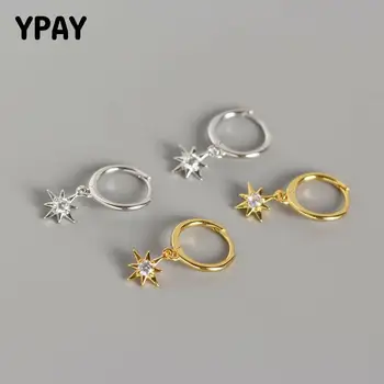 YPAY 100% Real 925 Sterling Silver Small Hoop Earrings for Women INS Mini Zircon Star Pendant Earring Fine Jewelry Gifts YME511
YPAY 100% Real 925 Sterling Silver Small Hoop Earrings for Women INS Mini Zircon Star Pendant Earring Fine Jewelry Gifts YME511