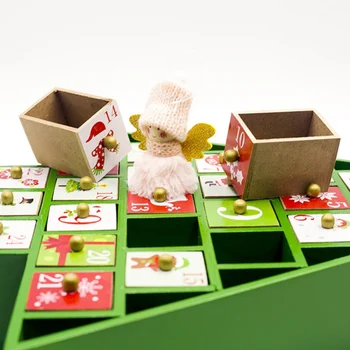 Calendar 24 Drawers Countdown Tree Shape Christmas Gift Ornament Toy Table Wooden Decor Colored Storage Box Xmas Gift Party
Calendar 24 Drawers Countdown Tree Shape Christmas Gift Ornament Toy Table Wooden Decor Colored Storage Box Xmas Gift Party