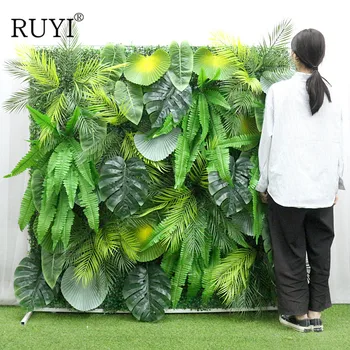 RUYI Custom DIY Artificial wedding green leaf grass wall wedding green stage backdrops/hotel / artificial grass wall home decor 
RUYI Custom DIY Artificial wedding green leaf grass wall wedding green stage backdrops/hotel / artificial grass wall home decor