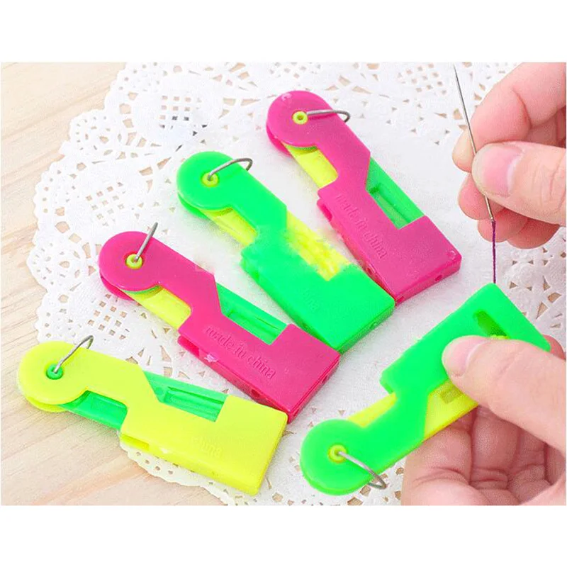 1Pcs Elderly Convenient Use Automatic Easy Sewing Needle Device Threader Thread Guide Tool For Older Random Color
1Pcs Elderly Convenient Use Automatic Easy Sewing Needle Device Threader Thread Guide Tool For Older Random Color