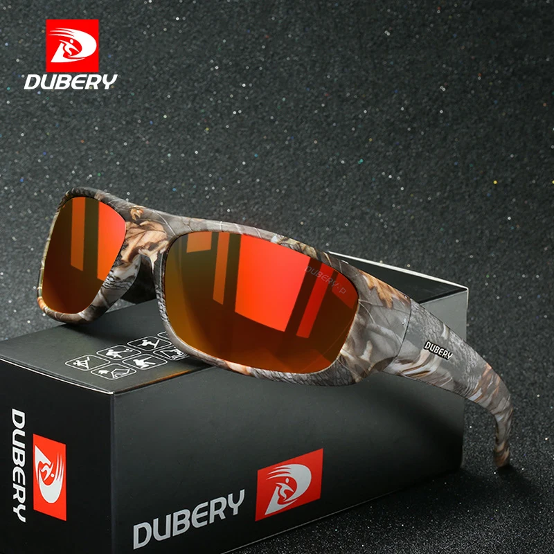 Фото Солнцезащитные очки DUBERY мужские фотохромные поляризационные квадратные для