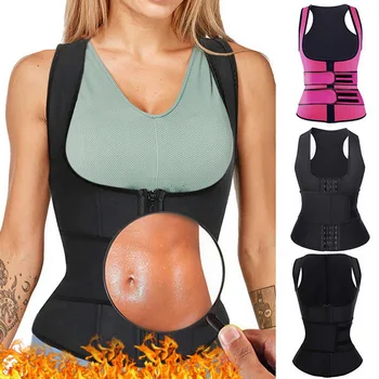 2020 Black Women's Body Shaper Women Slimming Waist Trainer Adjustable Shoulder Strap Waist Cincher Tummy Vest Corset For Woman
2020 Black Women's Body Shaper Women Slimming Waist Trainer Adjustable Shoulder Strap Waist Cincher Tummy Vest Corset For Woman