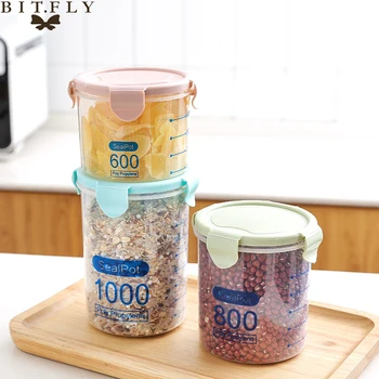 Hot Sell Three Colors 600-1000 ml Kitchen Storage Box Sealing Food Storage Container Preservation Plastic Fresh Pot Container
Hot Sell Three Colors 600-1000 ml Kitchen Storage Box Sealing Food Storage Container Preservation Plastic Fresh Pot Container