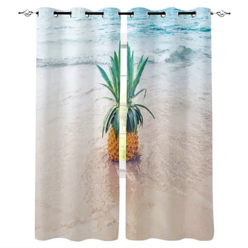 Multi-size Summer Seaside Beach Pineapple Fruit Spray Window Curtains Polyester Fabric Living Room Curtain Home Decor
Multi-size Summer Seaside Beach Pineapple Fruit Spray Window Curtains Polyester Fabric Living Room Curtain Home Decor